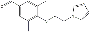4-[2-(1H-imidazol-1-yl)ethoxy]-3,5-dimethylbenzaldehyde