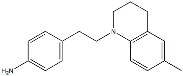 4-[2-(6-methyl-1,2,3,4-tetrahydroquinolin-1-yl)ethyl]aniline