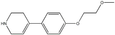 4-[4-(2-methoxyethoxy)phenyl]-1,2,3,6-tetrahydropyridine