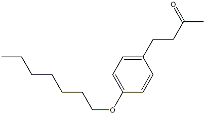 4-[4-(heptyloxy)phenyl]butan-2-one 结构式
