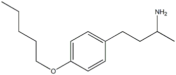 4-[4-(pentyloxy)phenyl]butan-2-amine