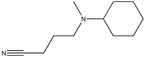  4-[cyclohexyl(methyl)amino]butanenitrile
