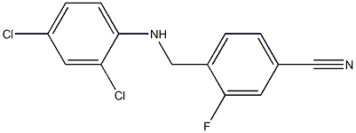  4-{[(2,4-dichlorophenyl)amino]methyl}-3-fluorobenzonitrile