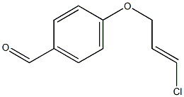 4-{[(2E)-3-chloroprop-2-enyl]oxy}benzaldehyde,,结构式