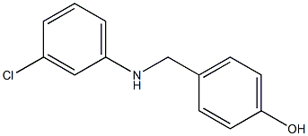  4-{[(3-chlorophenyl)amino]methyl}phenol