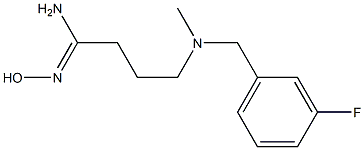  4-{[(3-fluorophenyl)methyl](methyl)amino}-N'-hydroxybutanimidamide