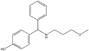  4-{[(3-methoxypropyl)amino](phenyl)methyl}phenol
