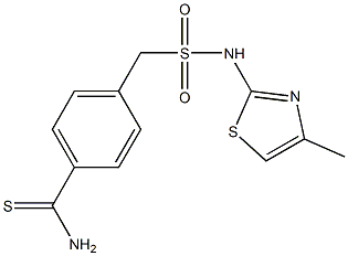  4-{[(4-methyl-1,3-thiazol-2-yl)sulfamoyl]methyl}benzene-1-carbothioamide