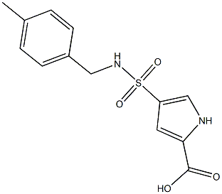  4-{[(4-methylbenzyl)amino]sulfonyl}-1H-pyrrole-2-carboxylic acid