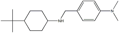 4-{[(4-tert-butylcyclohexyl)amino]methyl}-N,N-dimethylaniline Structure