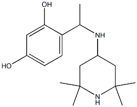  4-{1-[(2,2,6,6-tetramethylpiperidin-4-yl)amino]ethyl}benzene-1,3-diol