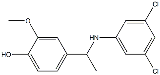 4-{1-[(3,5-dichlorophenyl)amino]ethyl}-2-methoxyphenol