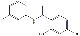 4-{1-[(3-iodophenyl)amino]ethyl}benzene-1,3-diol