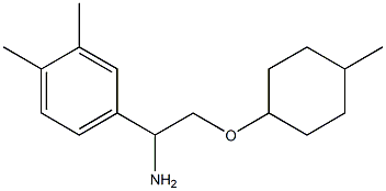  4-{1-amino-2-[(4-methylcyclohexyl)oxy]ethyl}-1,2-dimethylbenzene