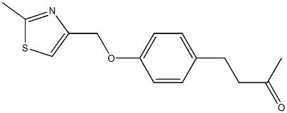  4-{4-[(2-methyl-1,3-thiazol-4-yl)methoxy]phenyl}butan-2-one