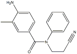  4-amino-N-(2-cyanoethyl)-3-methyl-N-phenylbenzamide