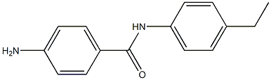 4-amino-N-(4-ethylphenyl)benzamide Structure