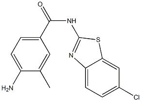  4-amino-N-(6-chloro-1,3-benzothiazol-2-yl)-3-methylbenzamide