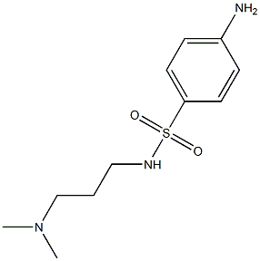 4-amino-N-[3-(dimethylamino)propyl]benzenesulfonamide Structure