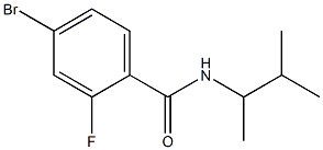  4-bromo-2-fluoro-N-(3-methylbutan-2-yl)benzamide