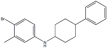  4-bromo-3-methyl-N-(4-phenylcyclohexyl)aniline
