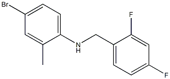  4-bromo-N-[(2,4-difluorophenyl)methyl]-2-methylaniline