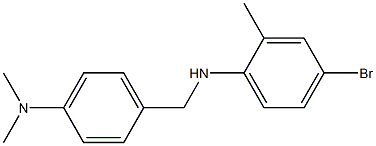 4-bromo-N-{[4-(dimethylamino)phenyl]methyl}-2-methylaniline Structure