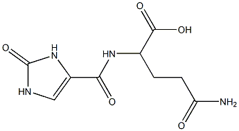 4-carbamoyl-2-[(2-oxo-2,3-dihydro-1H-imidazol-4-yl)formamido]butanoic acid