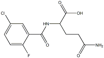 4-carbamoyl-2-[(5-chloro-2-fluorophenyl)formamido]butanoic acid
