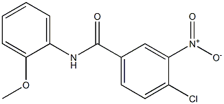 4-chloro-N-(2-methoxyphenyl)-3-nitrobenzamide Struktur