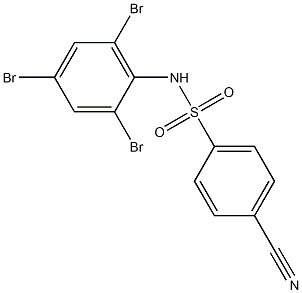  4-cyano-N-(2,4,6-tribromophenyl)benzene-1-sulfonamide