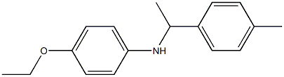 4-ethoxy-N-[1-(4-methylphenyl)ethyl]aniline Struktur