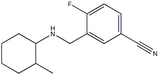  4-fluoro-3-{[(2-methylcyclohexyl)amino]methyl}benzonitrile