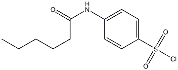  4-hexanamidobenzene-1-sulfonyl chloride
