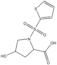  4-hydroxy-1-(thien-2-ylsulfonyl)pyrrolidine-2-carboxylic acid