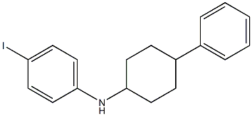 4-iodo-N-(4-phenylcyclohexyl)aniline Struktur