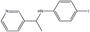 4-iodo-N-[1-(pyridin-3-yl)ethyl]aniline Structure