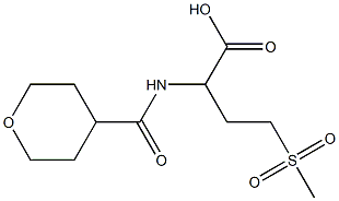 4-methanesulfonyl-2-(oxan-4-ylformamido)butanoic acid|