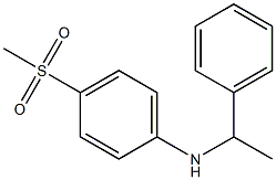  4-methanesulfonyl-N-(1-phenylethyl)aniline