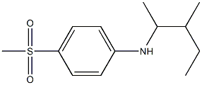 4-methanesulfonyl-N-(3-methylpentan-2-yl)aniline
