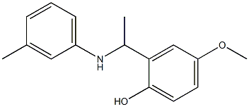  4-methoxy-2-{1-[(3-methylphenyl)amino]ethyl}phenol