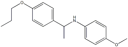 4-methoxy-N-[1-(4-propoxyphenyl)ethyl]aniline