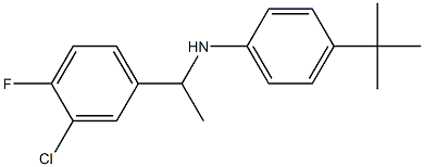  4-tert-butyl-N-[1-(3-chloro-4-fluorophenyl)ethyl]aniline