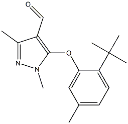 5-(2-tert-butyl-5-methylphenoxy)-1,3-dimethyl-1H-pyrazole-4-carbaldehyde