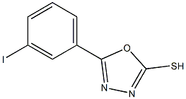5-(3-iodophenyl)-1,3,4-oxadiazole-2-thiol Struktur
