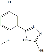 5-(5-chloro-2-methoxyphenyl)-4H-1,2,4-triazol-3-amine
