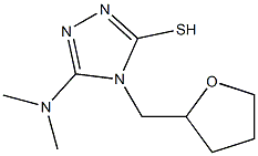  5-(dimethylamino)-4-(tetrahydrofuran-2-ylmethyl)-4H-1,2,4-triazole-3-thiol