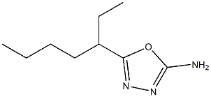 5-(heptan-3-yl)-1,3,4-oxadiazol-2-amine Structure