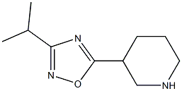  5-(piperidin-3-yl)-3-(propan-2-yl)-1,2,4-oxadiazole