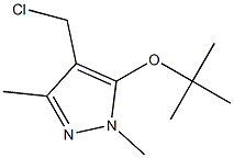 5-(tert-butoxy)-4-(chloromethyl)-1,3-dimethyl-1H-pyrazole
